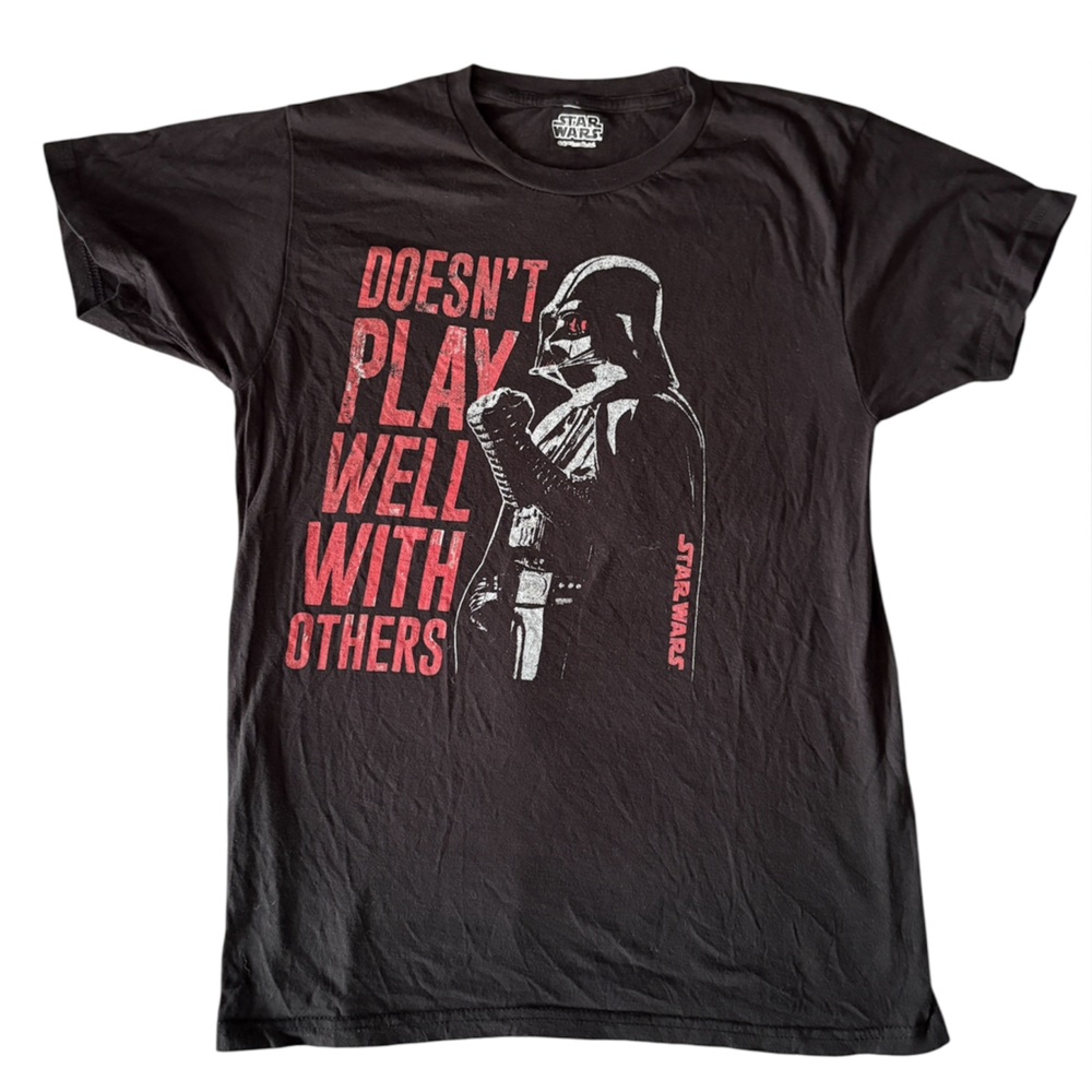 Star Wars Black Graphic Tee Size Medium